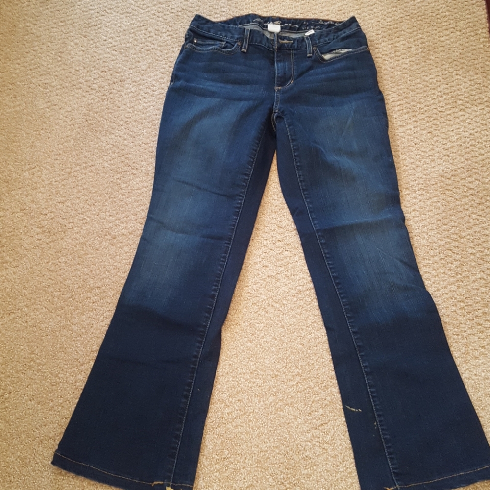 Eddie Bauer slightly curvy bootcut jeans